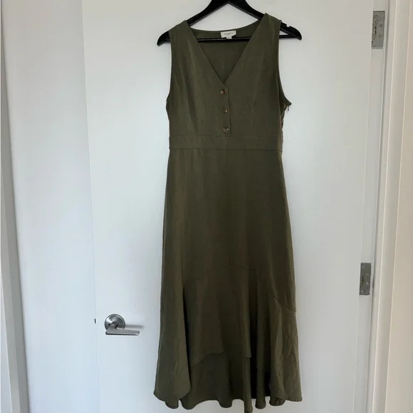 Everly | Dresses | Everly Green High Low Hem Midi Dress | Poshmark Everly | Dresses | Everly Green High Low Hem Midi Dress | Poshmark